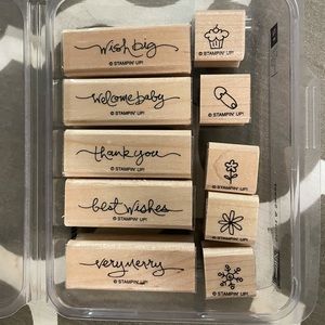 Stampin’ Up! Retired set ‘Short and Sweet’